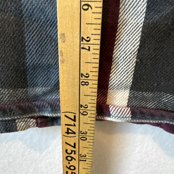 Vintage 90s Five Brother Flannel Shirt Mens 2XL Colorful Plaid Heavyweight - Picture 8 of 8